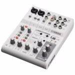 Yamaha AG06 MK2 3-Channel Live Streaming Mixer w/ USB Audio Interface (White)
