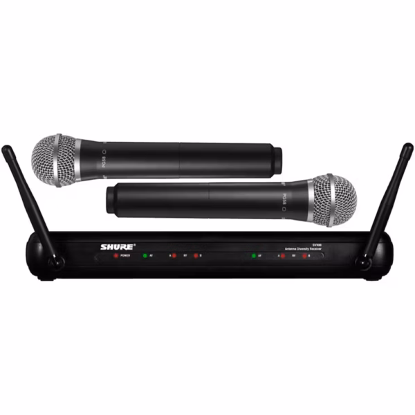 Shure SVX288PG58 Dual Wireless Handset Mic System J9 (558-570MHz)