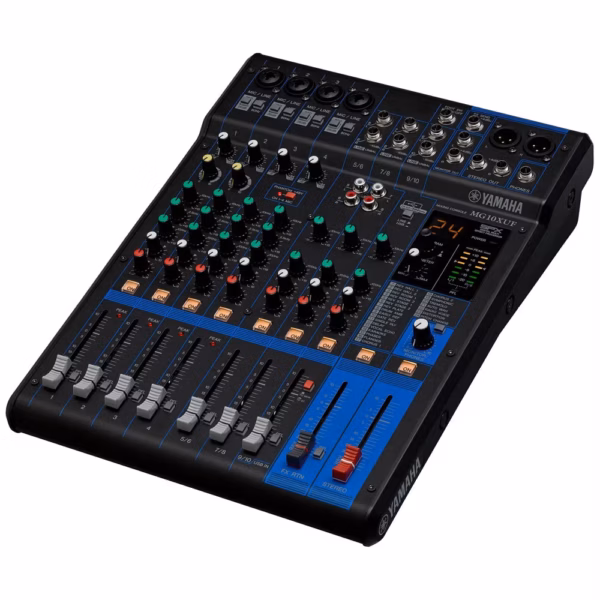 Yamaha MG10XUF 10 Channel Mixer w/ D-PRE Preamps, Comp, FX, USB Interface & Faders