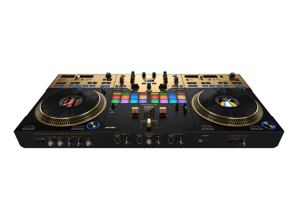 Pioneer DDJ-REV7 – Professional 2-Channel Battle DJ Controller with Motorized Platters