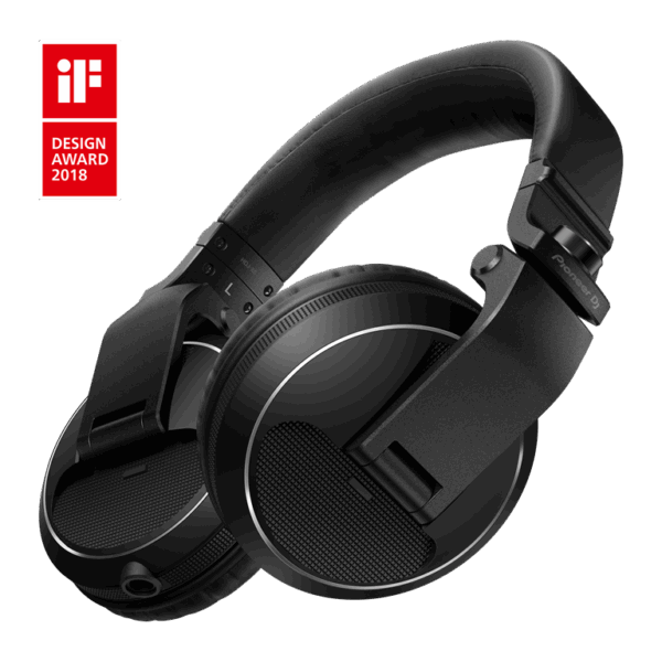 Pioneer DJ HDJ-X5-K – Pro DJ Headphones with Powerful Sound