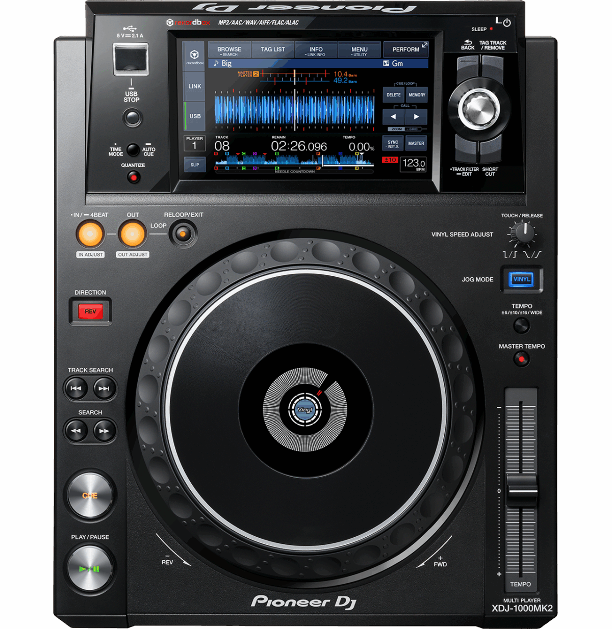 Pioneer DJ XDJ-1000MK2 Digital Performance DJ Media Player