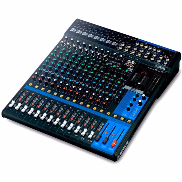 Yamaha MG16XU 16 Channel Mixer w/ D-PRE Preamps, Comp, FX, USB Interface & Faders