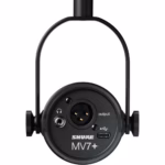 Shure Motiv MV7+ Microphone Bundle w/ MV7+ & Desktop Stand (Black)