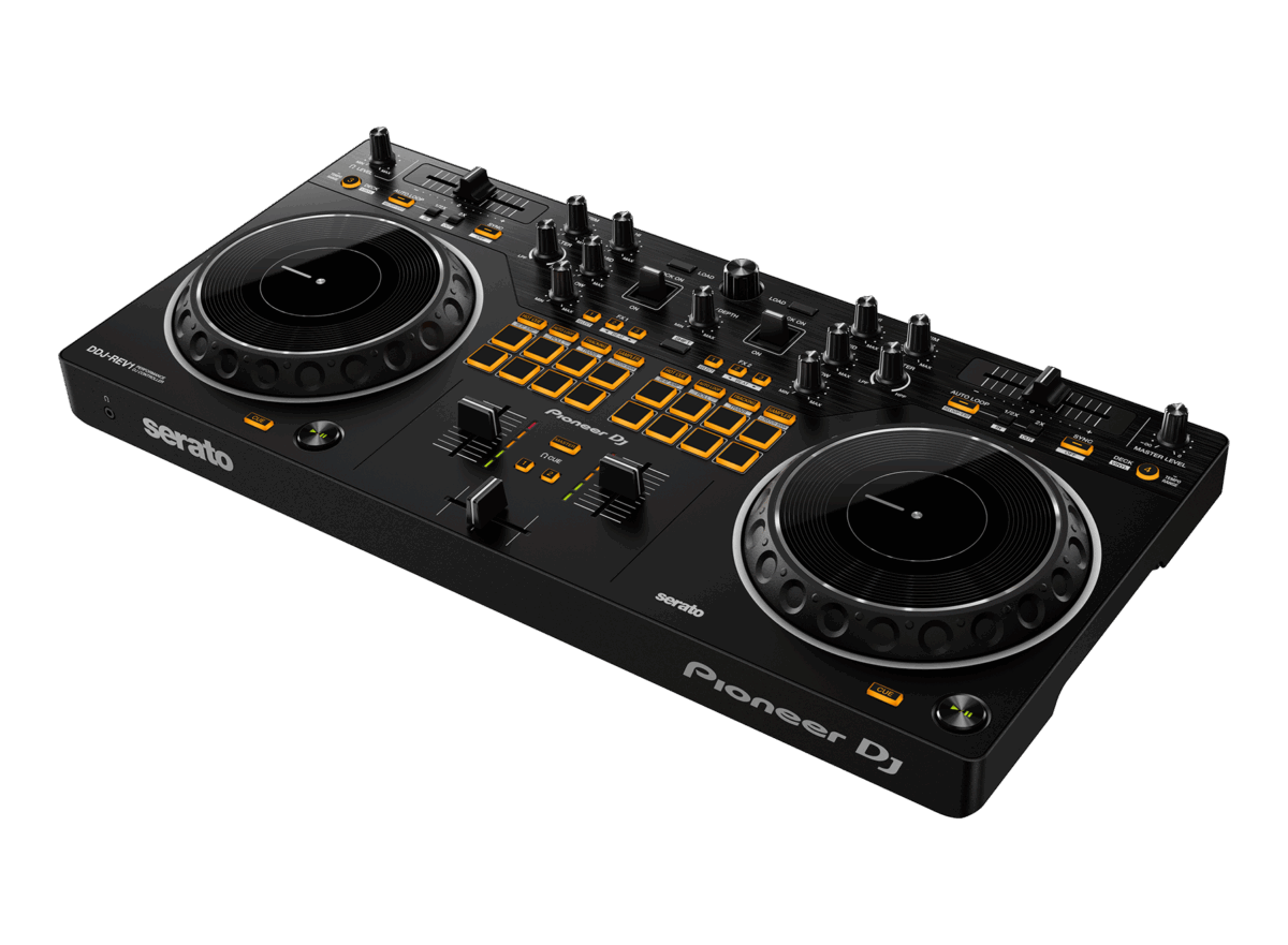 Pioneer DDJ-REV1 – 2-Deck Battle-Style DJ Controller for Serato DJ Lite