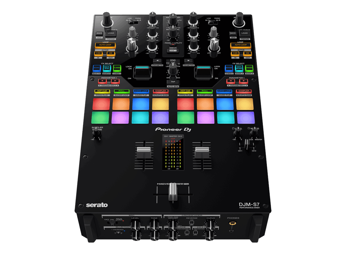 Pioneer DJM-S7 Scratch-style 2-channel performance DJ mixer