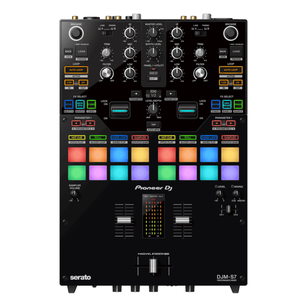 Pioneer DJM-S7 Scratch-style 2-channel performance DJ mixer