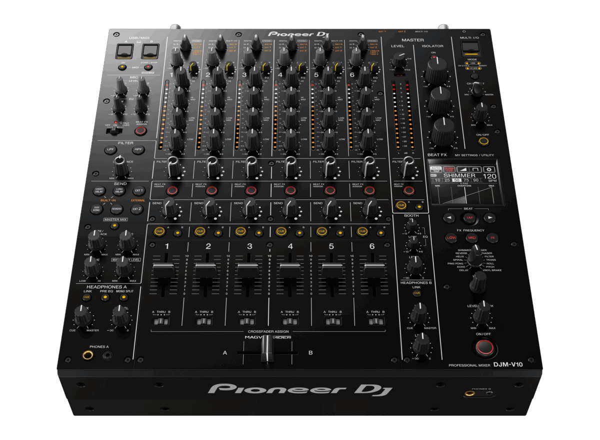 Pioneer DJM-V10 – 6-Channel Professional Club Mixer