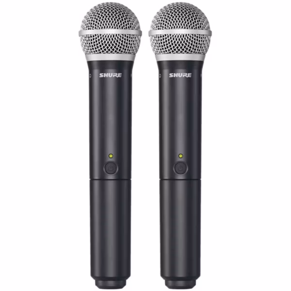 Shure BLX288 / PG58 Dual Wireless Mic System M17