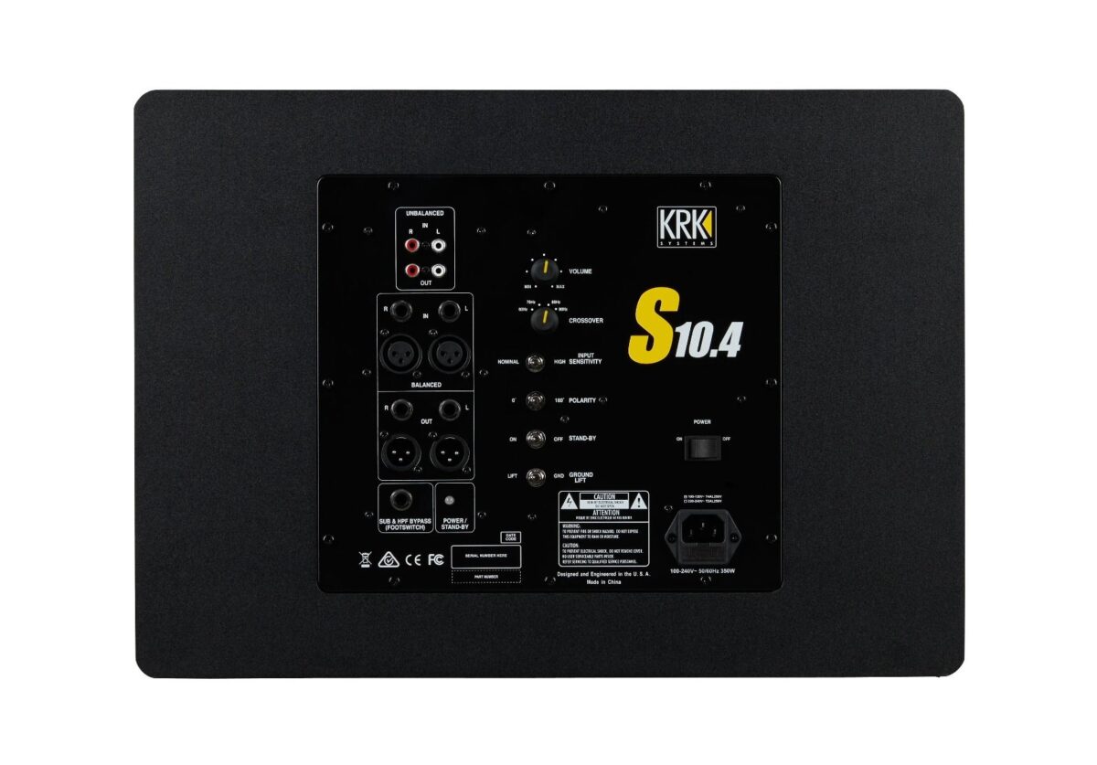 KRK S10.4 Active 10" Studio Subwoofer