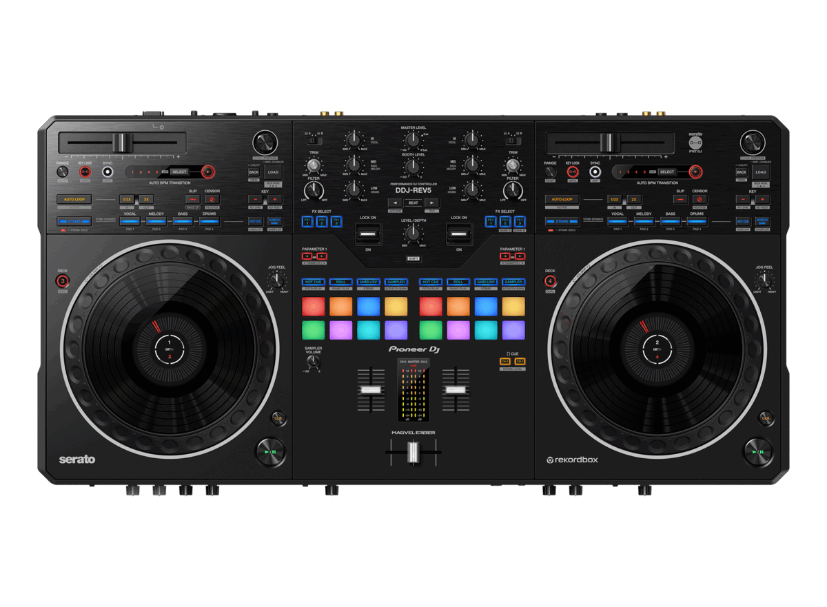 Pioneer DDJ-REV5 – 2-Channel Scratch-Style DJ Controller