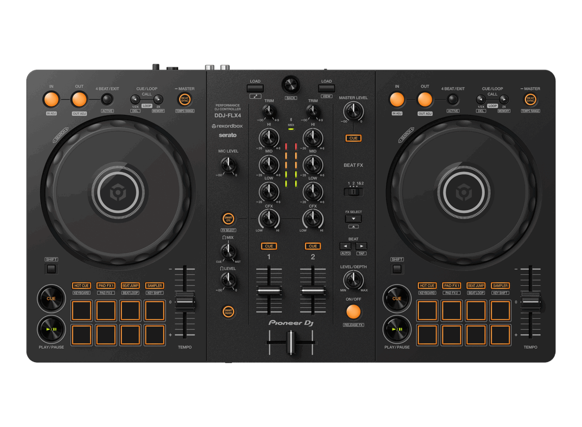 Pioneer DDJ-FLX4 – 2-Channel DJ Controller for rekordbox and Serato