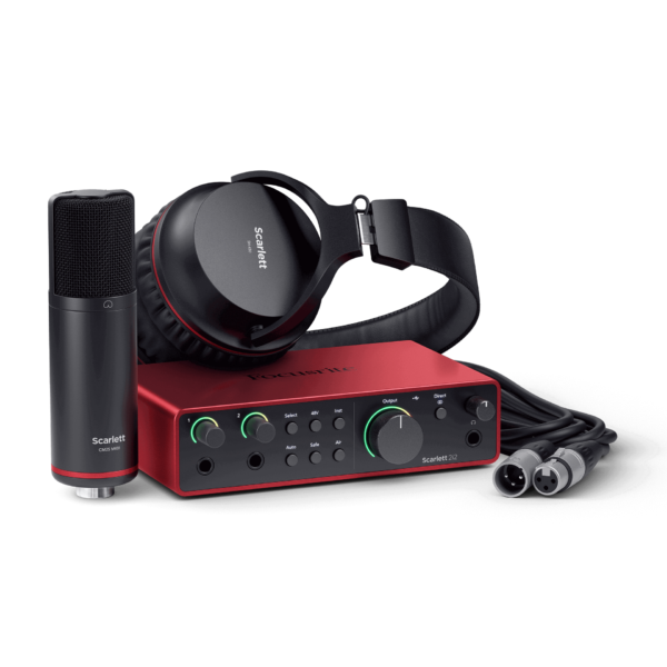 Focusrite Scarlett 2i2 Studio 4th Gen Recording Bundle