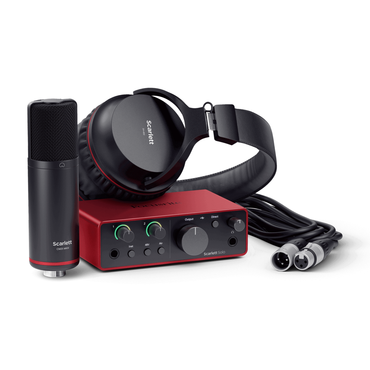 Focusrite Scarlett Solo Studio 4th Gen Recording Bundle