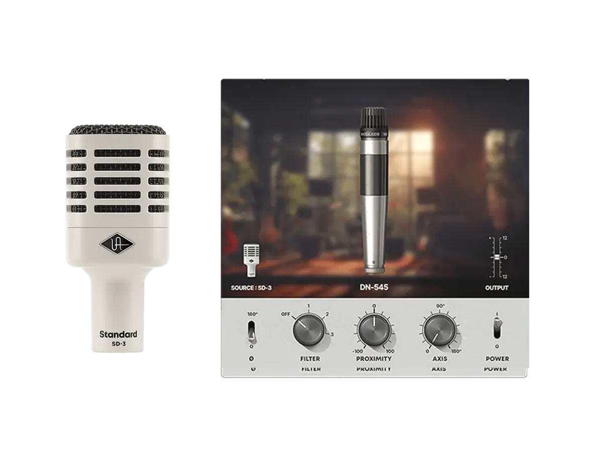Universal Audio SD-3 Dynamic Microphone w/ Hemisphere Mic Modelling
