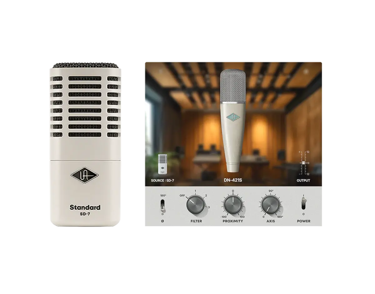 Universal Audio SD-7 Dynamic Microphone w/ Hemisphere Mic Modelling