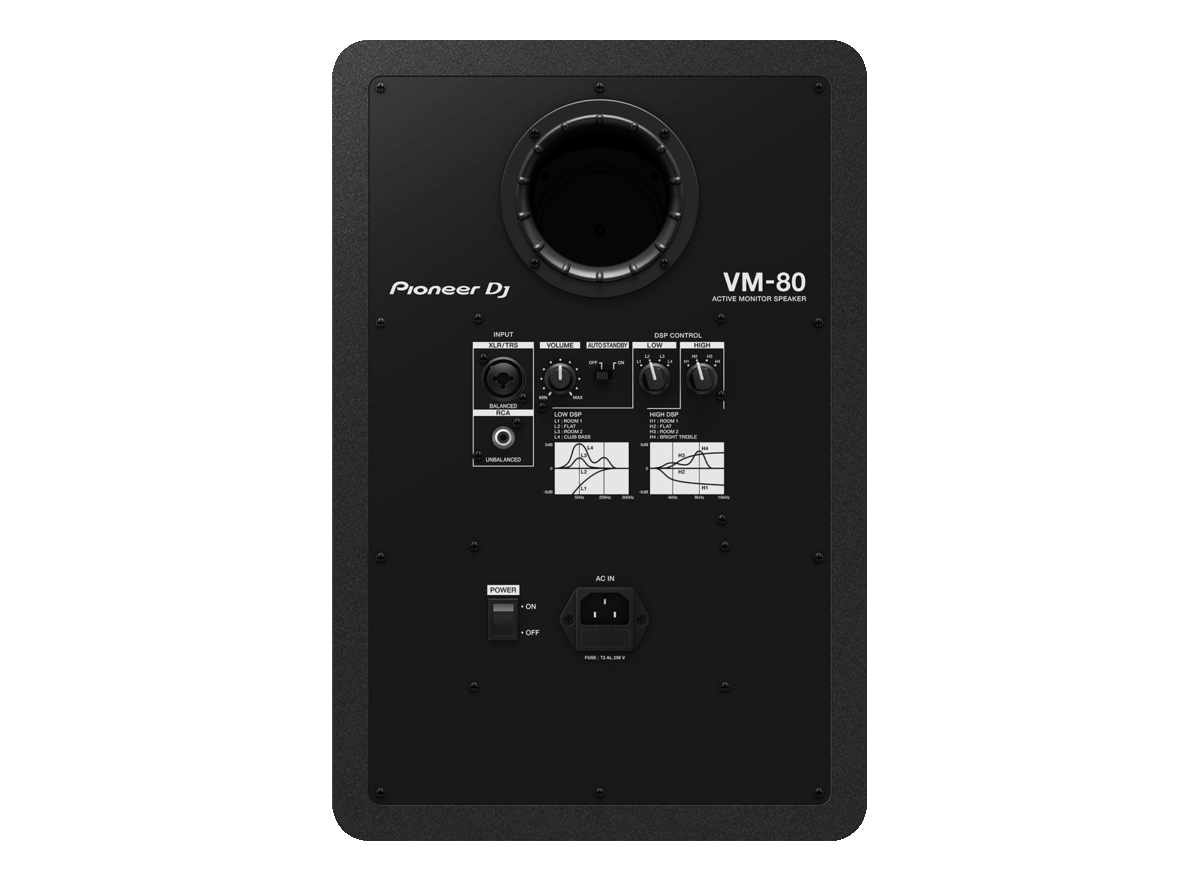 Pioneer DJ VM-80 – 8-Inch Active Monitor Speaker