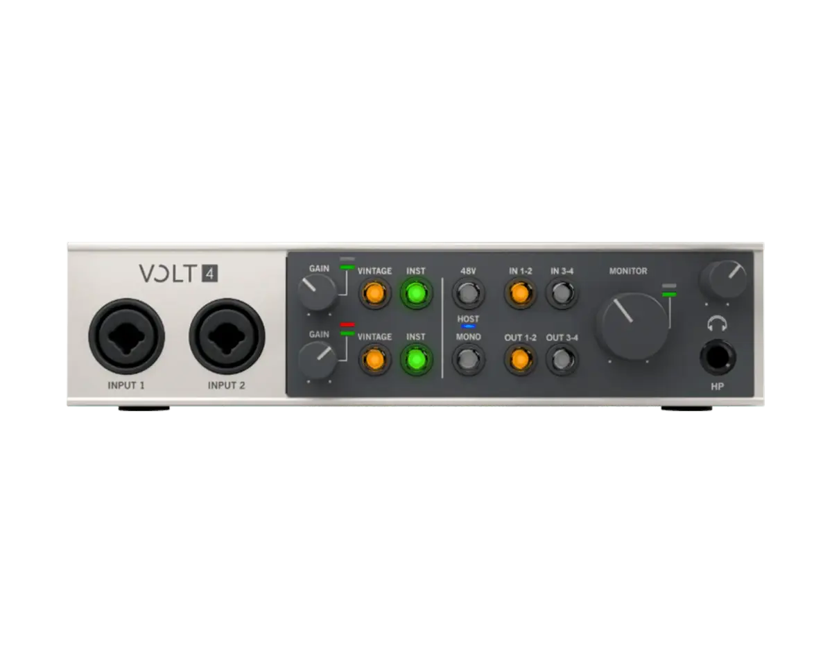 Universal Audio Volt 4 Desktop 4-In/4-Out USB 2.0 Audio Interface