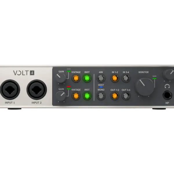 Universal Audio Volt 4 Desktop 4-In/4-Out USB 2.0 Audio Interface