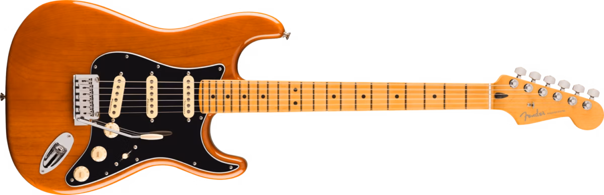 Limited Edition Player Plus Stratocaster®, Mocha Transparent