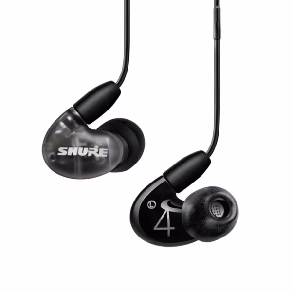 Shure Aonic 4 Sound Isolating Earphones w/ Universal Cable (Black)