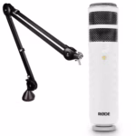 Rode Podcaster MKII Pack w/ USB Broadcast Microphone & PSA1 Pro Studio Boom Arm