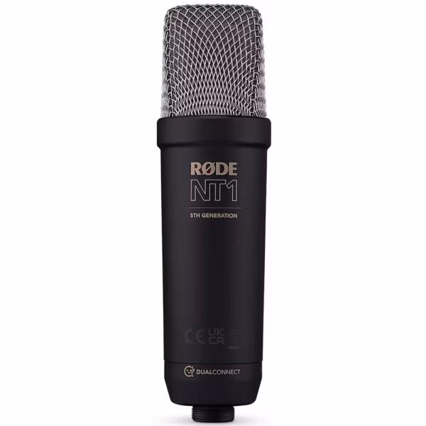 Rode NT1 1" Cardioid Condenser USB/XLR Microphone - 5th Generation (Black)