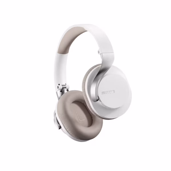 Shure Aonic 40 Wireless Noise Cancelling Headphones w/ Studio Quality Sound (White)