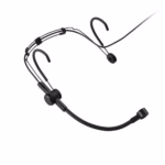 Shure SM39-TQG Headset Condenser Mic w/ TA4F Connector (Black)